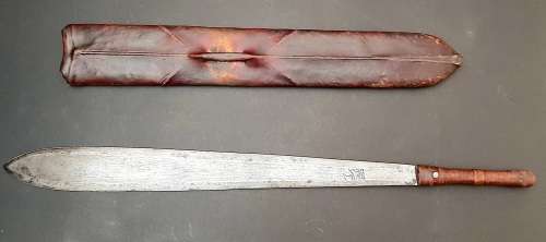 1950s Kenyan Seme Sword with Scabbard - 61 cm