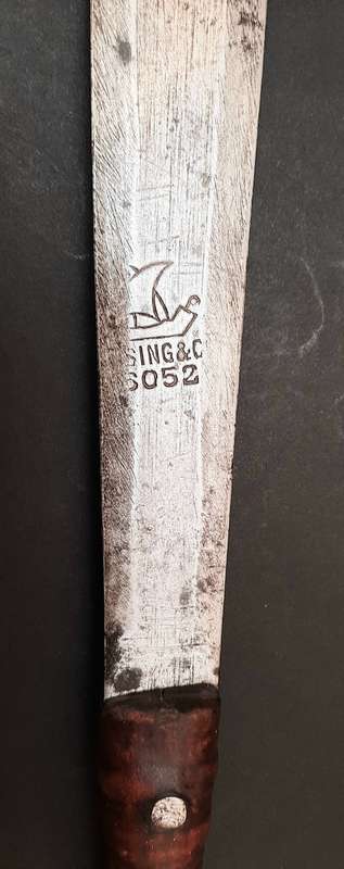 1950s Kenyan Seme Sword with Scabbard - 61 cm