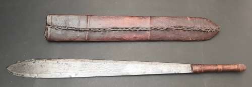 1950s Kenyan Seme Sword with Scabbard - 61 cm