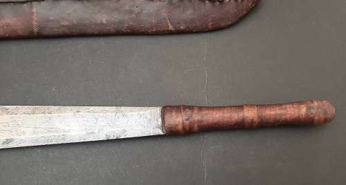 1950s Kenyan Seme Sword with Scabbard - 61 cm