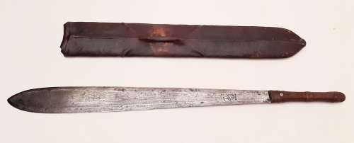 1950s Kenyan Seme Sword with Scabbard - 61 cm