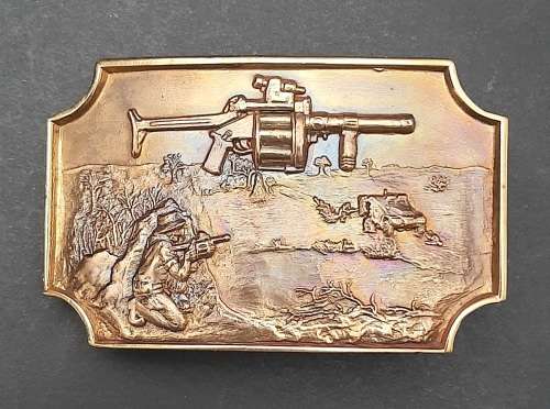 Commemorative SADF Border War Bronze 40mm Grenade Launcher Belt Buckle