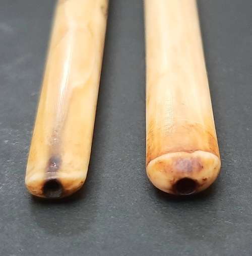 Early 20th Century  `Asian Elephant` Pair Cigarette Holders (x2).
