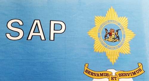 1988 South African Police 75th Anniversary Cotton Full-Size Calendar 1m x 0.6m