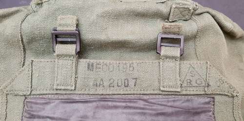 ** Southern Rhodesia Government Issue : Patt.44 Webbing Rucksack w/out Shoulder Harness (USED).**
