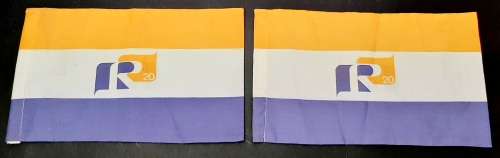 South African Political 20th Anniversary Konserwatiewe Party/Conservative Party Pennants (×2)