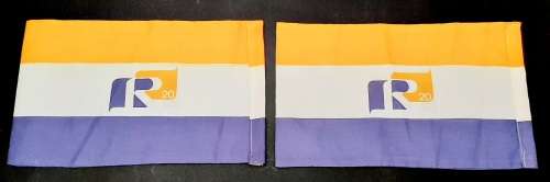 South African Political 20th Anniversary Konserwatiewe Party/Conservative Party Pennants (×2)