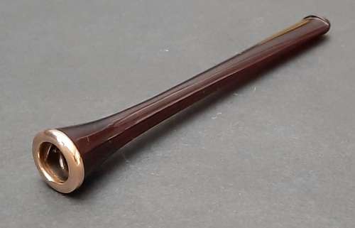 ** STUNNING: 9ct Gold Mounted Edwardian Ladies` Cheroot / Cigarette Holder (10cm).**