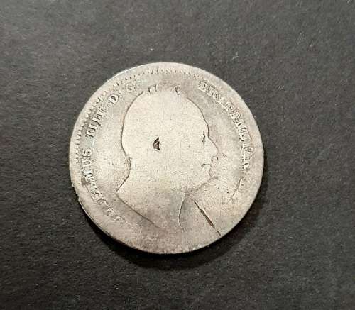 ** .925 Silver Great Britain 1834 William IV One Shilling Coin (G/AG).**