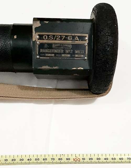 ** RARE : WW2 British War Dept. No.2 MKVI Field Rangefinder w/ Sling (1m).**