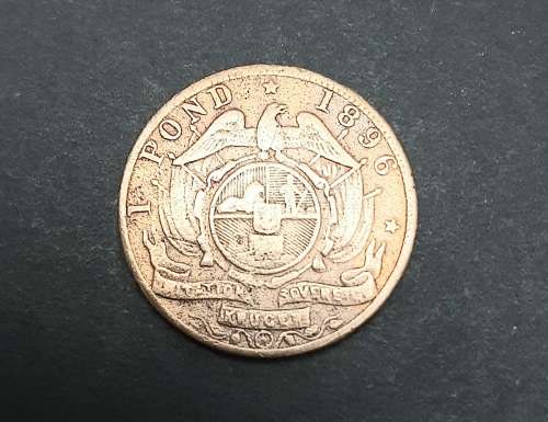 ** 1930s Commemorative Imitation Brass Kruger Pond (Souvenir).**