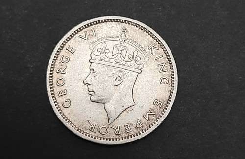 ** .925 Silver KGVI 1942 Southern Rhodesia 6d Coin (VF+) #B
