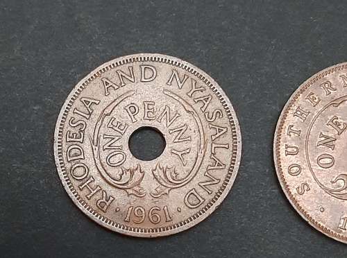 ** Lot 1930/40s Southern Rhodesia & Nyasaland Coins (x3).**