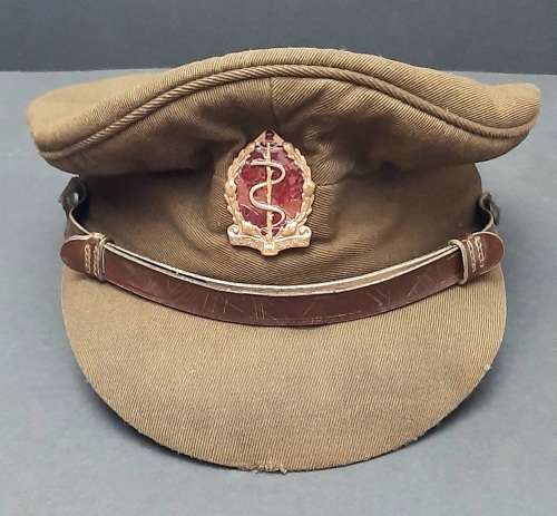 Border War: 1979 SAMS 1st Type Officer's Peak Cap with Badge