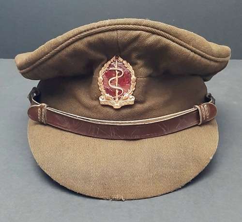 Border War: 1979 SAMS 1st Type Officer's Peak Cap with Badge