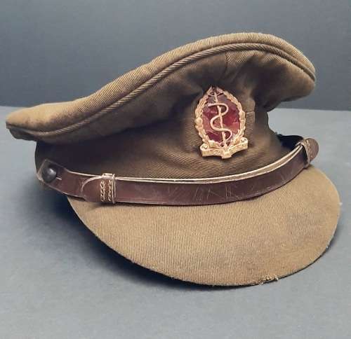 Border War: 1979 SAMS 1st Type Officer's Peak Cap with Badge