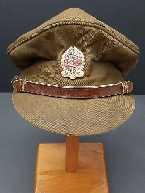 Border War: 1979 SAMS 1st Type Officer's Peak Cap with Badge