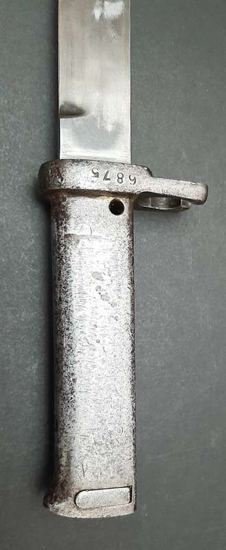 WWI German Ersatz Patt.1916 Steel Bayonet with Scabbard 40cm