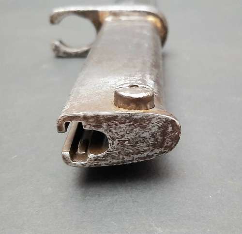 WWI German Ersatz Patt.1916 Steel Bayonet with Scabbard 40cm