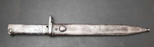 WWI German Ersatz Patt.1916 Steel Bayonet with Scabbard 40cm