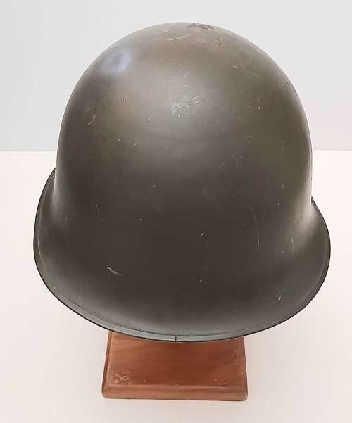 ** Border War : 1970s SADF Steel Helmet w/ Plastic Liner (USED).**