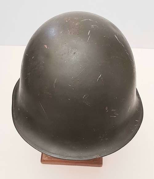 ** Border War : 1970s SADF Steel Helmet w/ Plastic Liner (USED).**