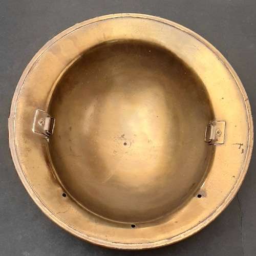 ** WW2 Union Defence Force `Bronzed` Memorial Steel Helmet Shell.**