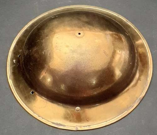 ** WW2 Union Defence Force `Bronzed` Memorial Steel Helmet Shell.**