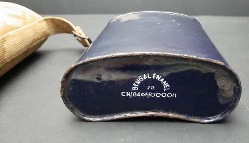 ** WW2 British & Indian Army Patt.37 Enamel Canteens (x2)[USED].**