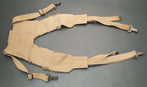 Rhodesian Bush War: 1960s S.A.P Patt.64 Variant Webbing Yoke & Belt
