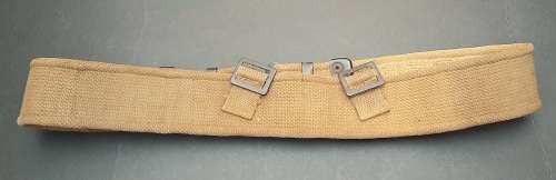 Rhodesian Bush War: 1960s S.A.P Patt.64 Variant Webbing Yoke & Belt