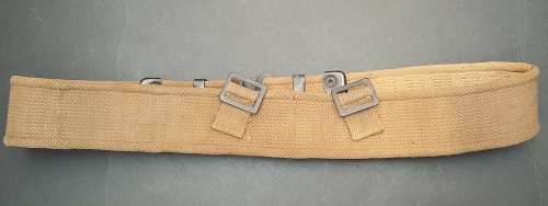 Rhodesian Bush War: 1960s S.A.P Patt.64 Variant Webbing Yoke & Belt