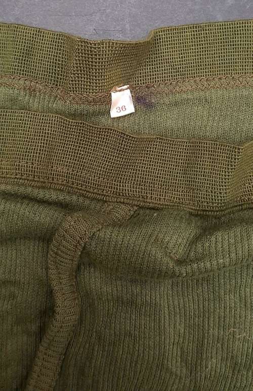 **Rhodesian Bush War: 1970s Green Rhodesian Issue Underwear x2 (Size 36 & 38).**