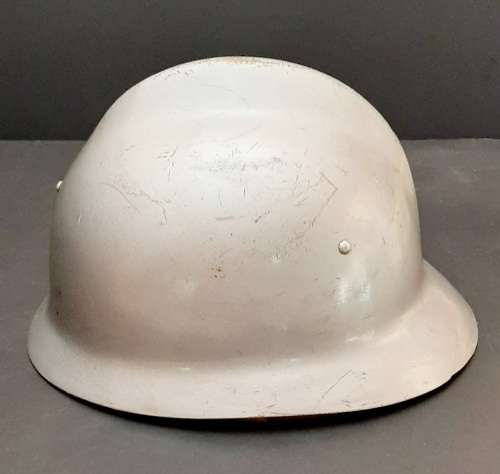 ** 1970s French/Belgian Emergency Services Adrian-type Helmet (Size: 56).**