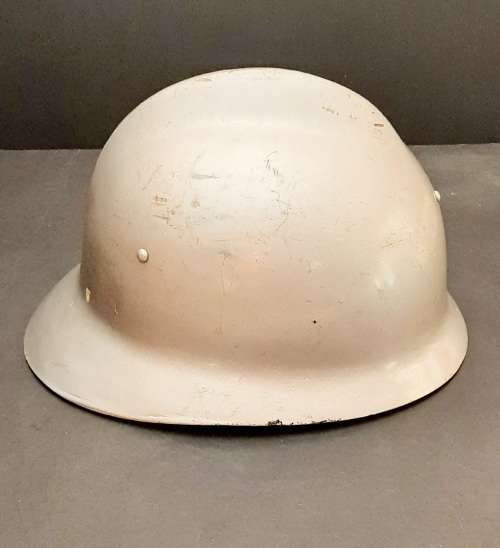 ** 1970s French/Belgian Emergency Services Adrian-type Helmet (Size: 56).**