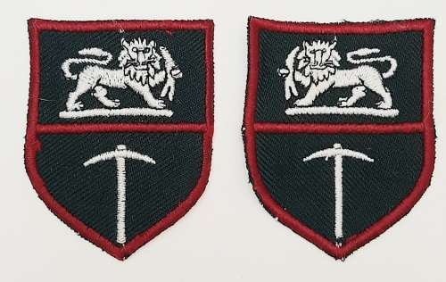 **Rhodesian Bush War: Unissued Rhodesian Army Flash Insignia Pair#1.**
