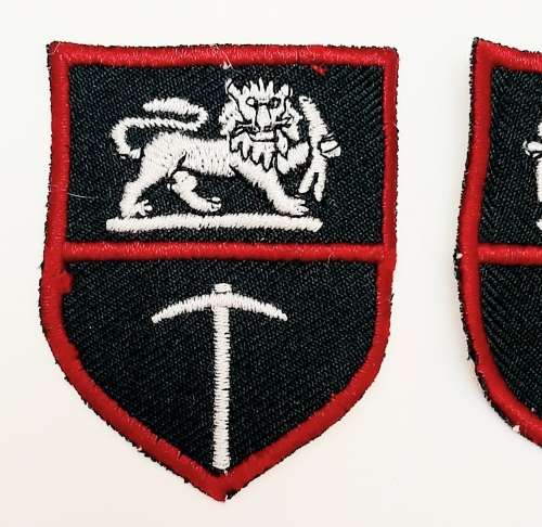 **Rhodesian Bush War: Unissued Rhodesian Army Flash Insignia Pair#1.**