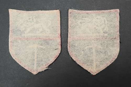 Rhodesian Bush War: Rhodesian Army Flash Insignia Pair #2