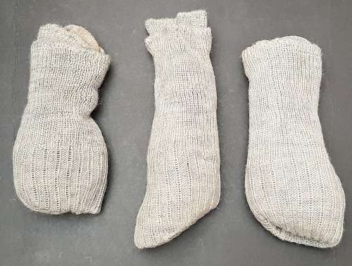 **Rhodesian Bush War: 1970s Rhodesian Army Issue Wool Socks x3 Pairs by Cromwell (Size: 9/10)**