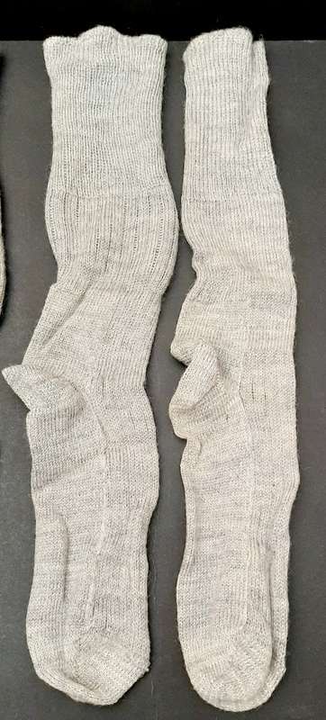 **Rhodesian Bush War: 1970s Rhodesian Army Issue Wool Socks x3 Pairs by Cromwell (Size: 9/10)**
