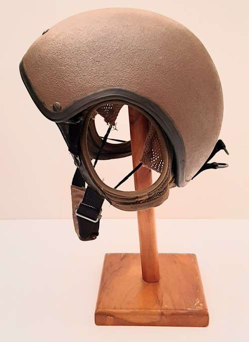 ** BID PER HELMET **Border War: 1980s Ratel AFV Ballistic Helmet w/ Liner (Universal Size).**
