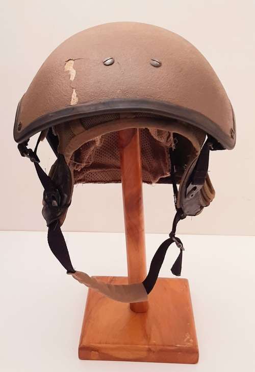 ** BID PER HELMET **Border War: 1980s Ratel AFV Ballistic Helmet w/ Liner (Universal Size).**