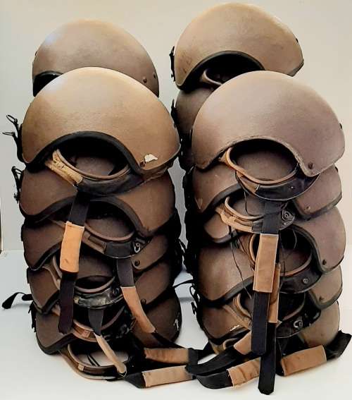 ** BID PER HELMET **Border War: 1980s Ratel AFV Ballistic Helmet w/ Liner (Universal Size).**