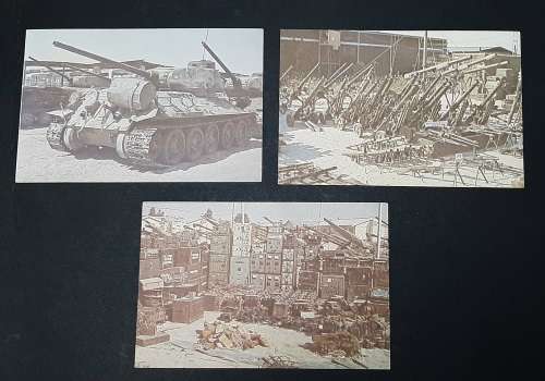 **Border War:  Lot 3 x Assorted 1981 Operation Protea SADF Propaganda Postcards (UNUSED).**