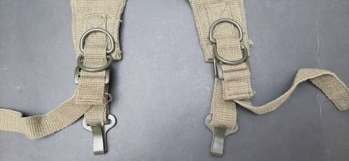 **Rhodesian Bush War: Patt.69 Unissued Green Webbing Yoke/ Suspender**