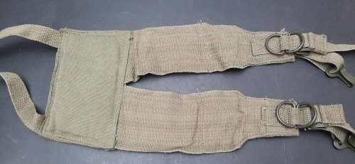 **Rhodesian Bush War: Patt.69 Unissued Green Webbing Yoke/ Suspender**