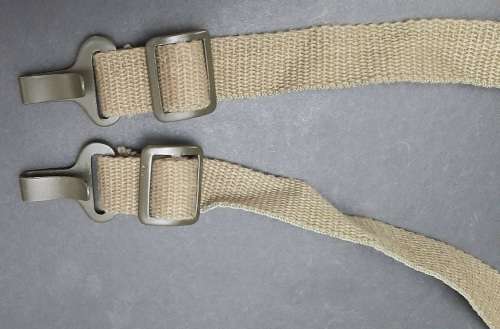 **Rhodesian Bush War: Patt.69 Unissued Green Webbing Yoke/ Suspender**