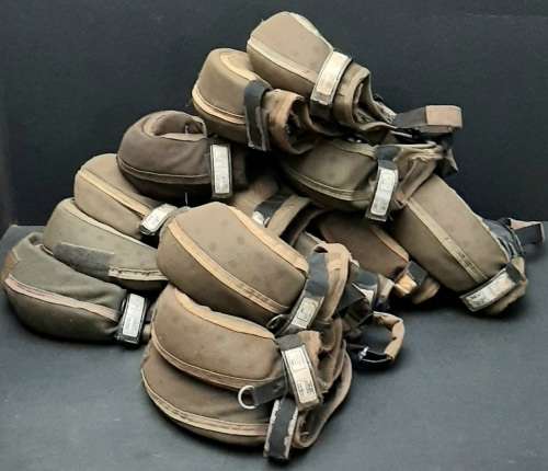 1980s Ratel AFV Padded Helmet Liners by Grinel (TOTAL: x 16).