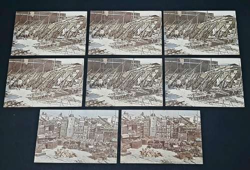 **Border War:  Lot 8 x Assorted 1981 Operation Protea SADF Propaganda Postcards (UNUSED).**