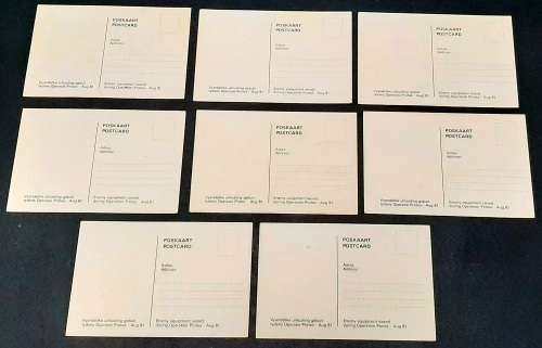**Border War:  Lot 8 x Assorted 1981 Operation Protea SADF Propaganda Postcards (UNUSED).**